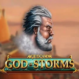 Age Of The Gods: God of Storms casino game by Playtech – featured logo at Lyra Bet Casino
