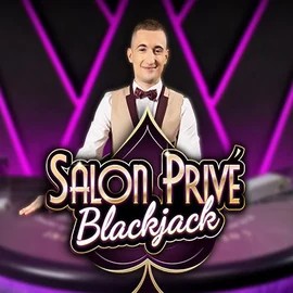 Blackjack Salon Privé online game logo by Ezugi on casinolyra.bet