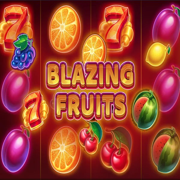 Blazing Fruits online game logo by Inbet Games on casinolyra.bet