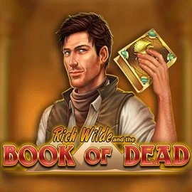 Book of Dead logo by Play'n GO at Lyra Bet Casino