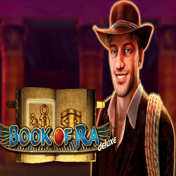 Play the Book of Ra Deluxe slot by Novomatic on Lyra Bet Casino