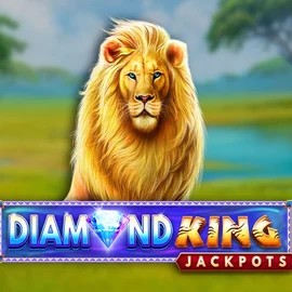 Diamond King Jackpots logo by SpinPlay Games at Lyra Bet Casino