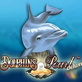 Dolphins Pearl Deluxe casino game by Novomatic – featured logo at Lyra Bet Casino
