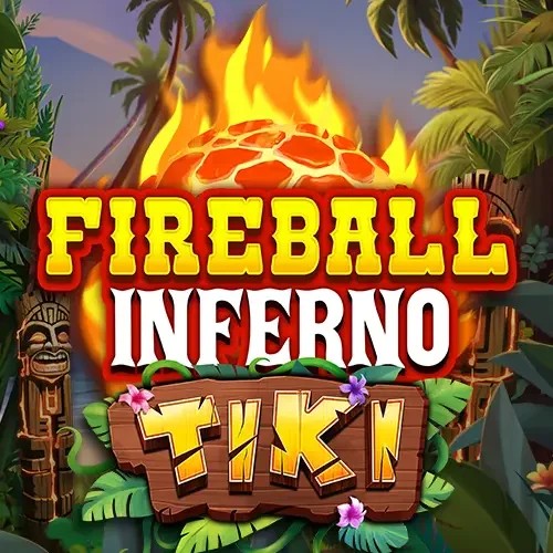 Fireball Inferno Tiki by NetEnt, showcased at casinolyra.bet – game logo