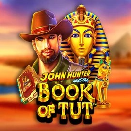 Slots logo of John Hunter and the Book of Tut from Pragmatic Play at Lyra Bet Casino