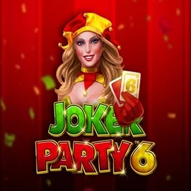 Joker Party 6 online game logo by Greentube on casinolyra.bet