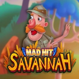Mad Hit Savannah slot visual from RubyPlay available on casinolyra.bet
