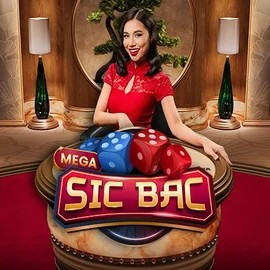 Official Live Casino logo: Mega Sic Bac by Pragmatic Play at Lyra Bet Casino