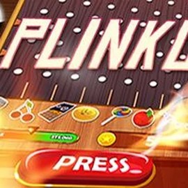 Plinko slot logo by BGAMING at Lyra Bet Casino