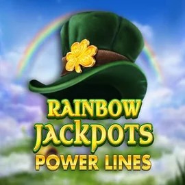 Rainbow Jackpots Power Lines game by Red Tiger Gaming – logo hosted on Lyra Bet Casino