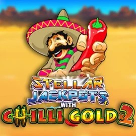 Stellar Jackpots with Chilli Gold x2 online game logo by Lightning Box Game on casinolyra.bet