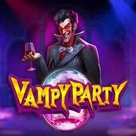 Vampy Party online game logo by Pragmatic Play on casinolyra.bet