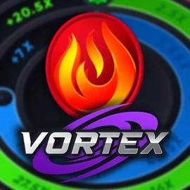 Vortex (Turbo Games) slot logo by Turbo Games at Lyra Bet Casino