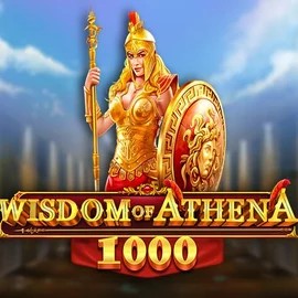 Wisdom of Athena 1000 online game logo by Pragmatic Play on casinolyra.bet