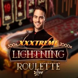 XXXtreme Lightning Roulette online game logo by Evolution on casinolyra.bet